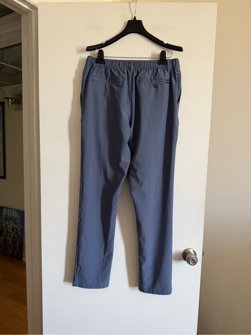 Chubbies Blue Drawstring Everywhere Performance Pants size Medium EUC - Picture 5 of 8